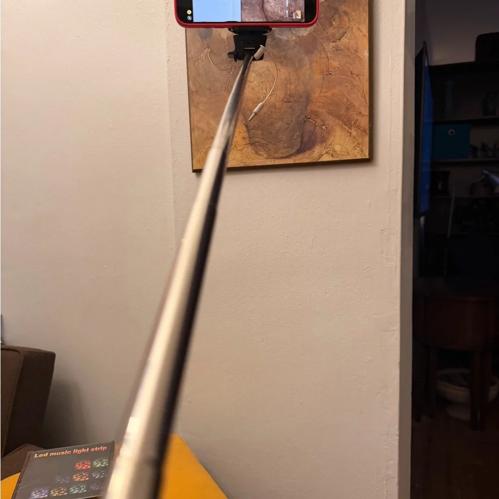 Universal Pink Selfie Stick for Smartphones